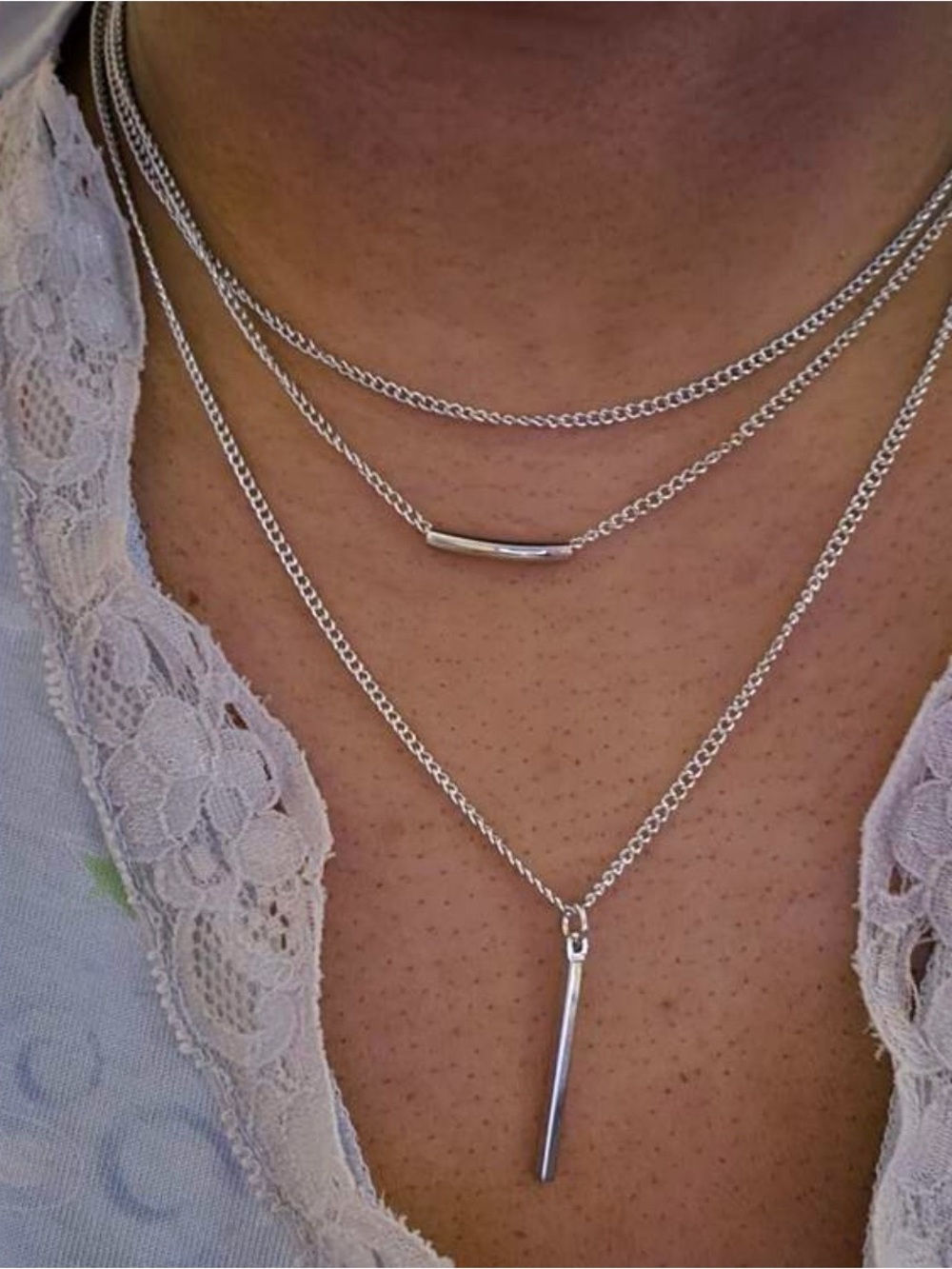 Silver necklace